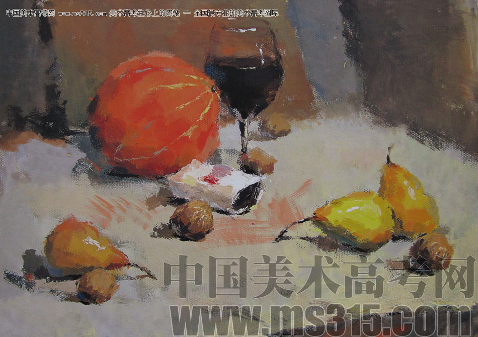 2012年鲁迅美术学院色彩优秀试卷7