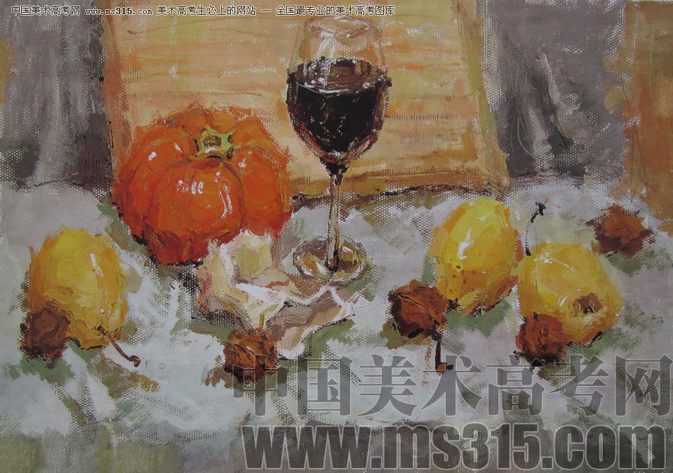 2012年鲁迅美术学院色彩优秀试卷14