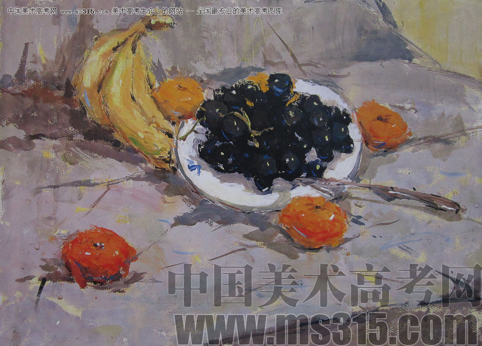 2012年鲁迅美术学院色彩优秀试卷26