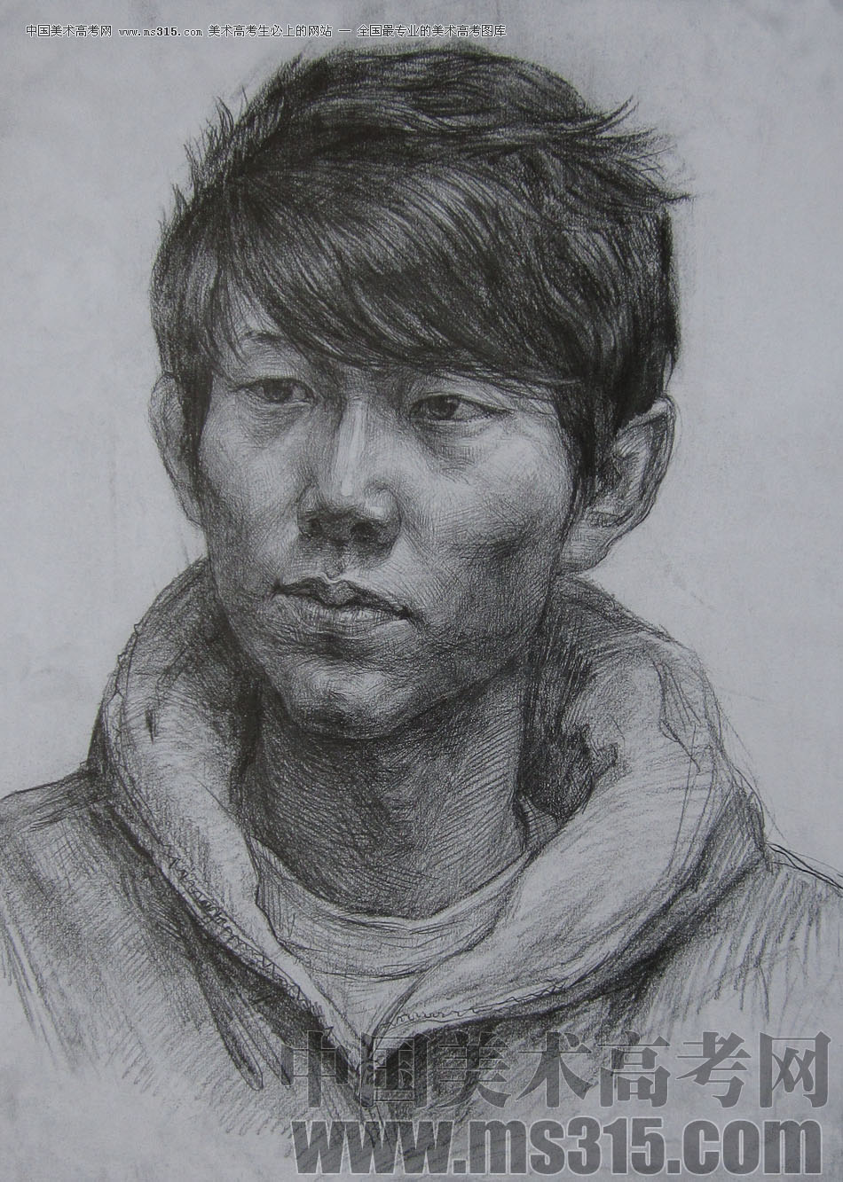 2012年鲁迅美术学院素描优秀试卷8