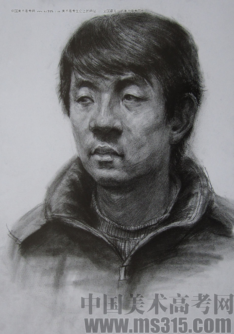 2012年鲁迅美术学院素描优秀试卷17