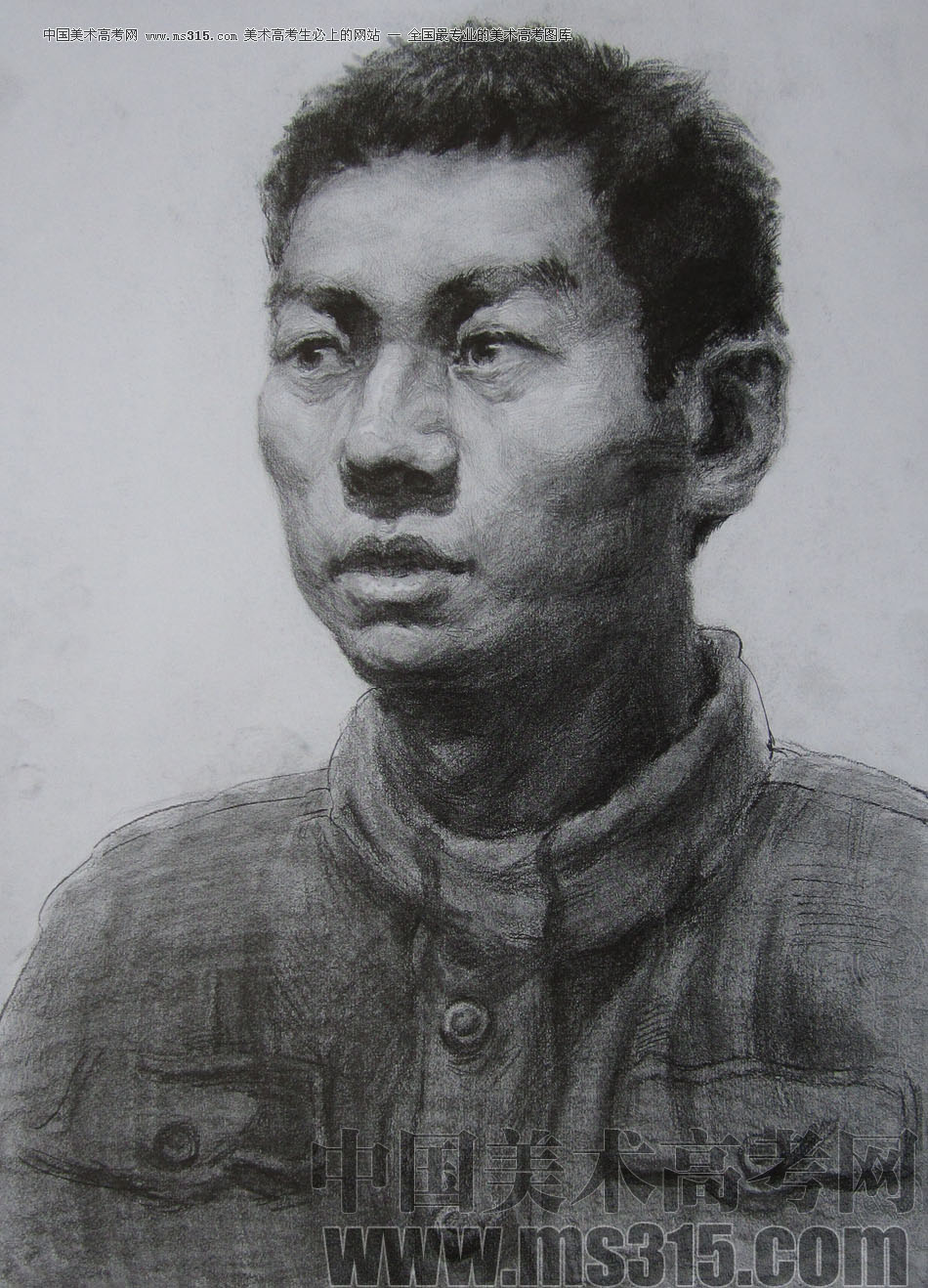 2012年鲁迅美术学院素描优秀试卷27