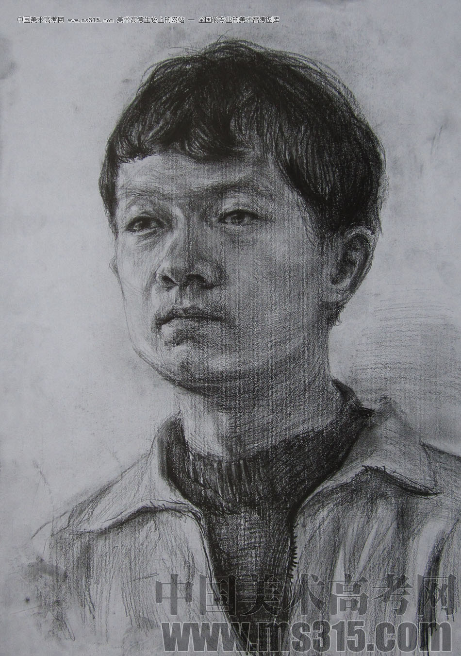 2012年鲁迅美术学院素描优秀试卷30