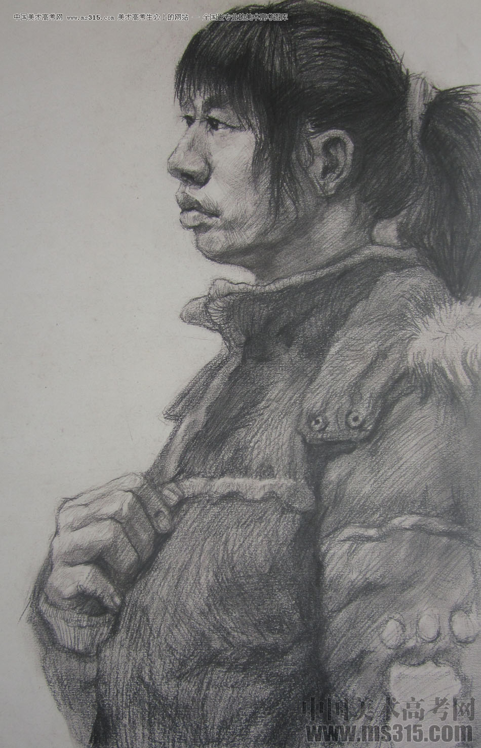 2009年湖南美术统考素描优先试卷（2）