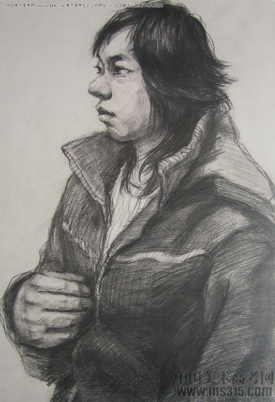 2009年湖南美术统考素描优先试卷（6）