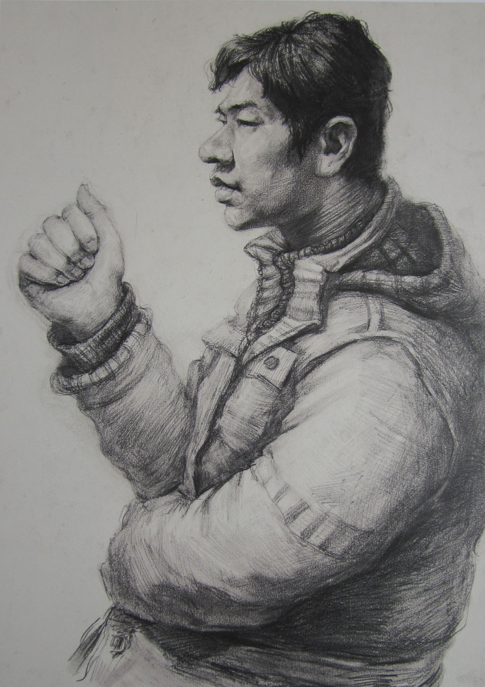 2010年湖南美术统考素描优秀试卷（3）