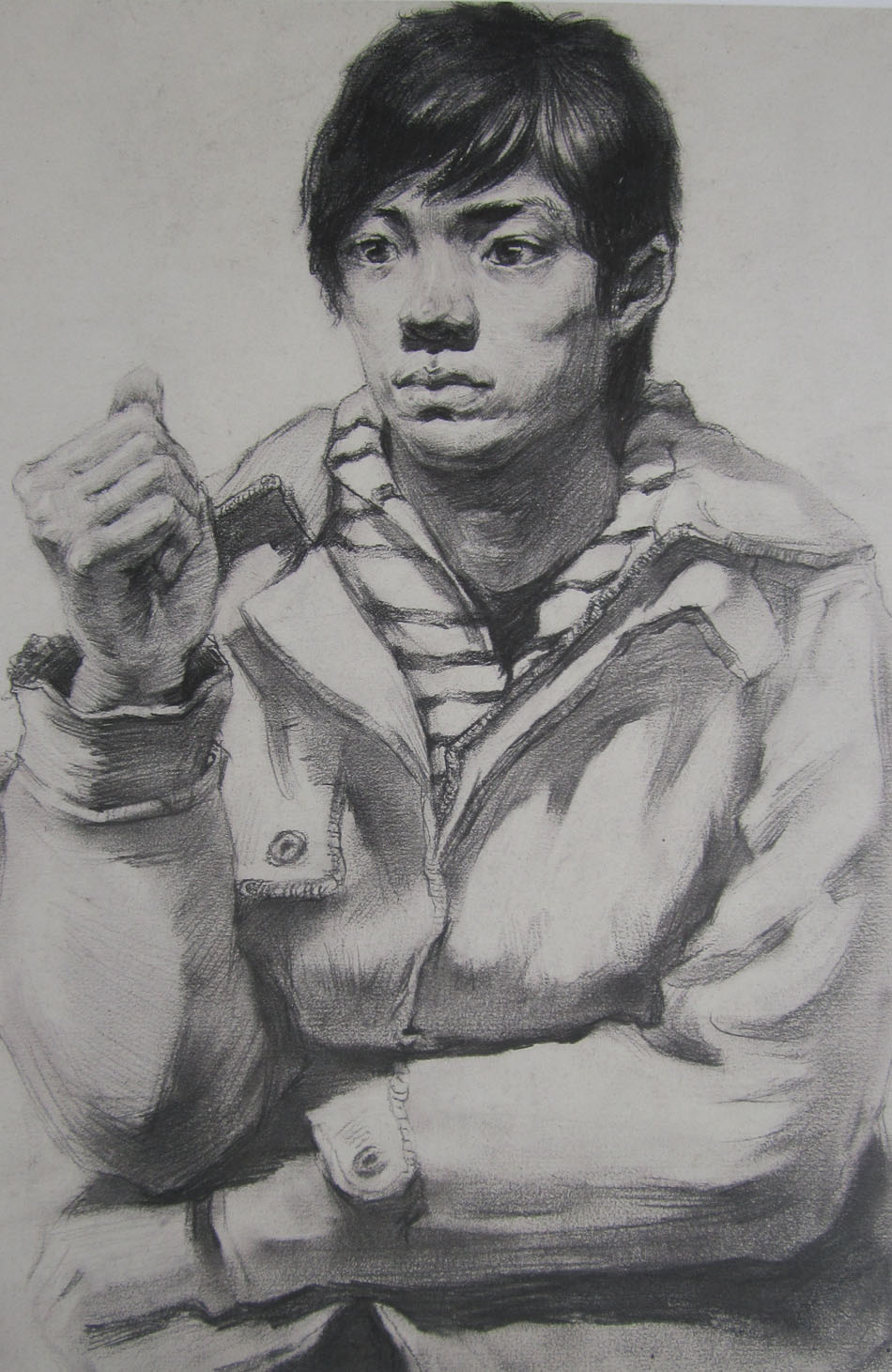 2010年湖南美术统考素描优秀试卷（11）