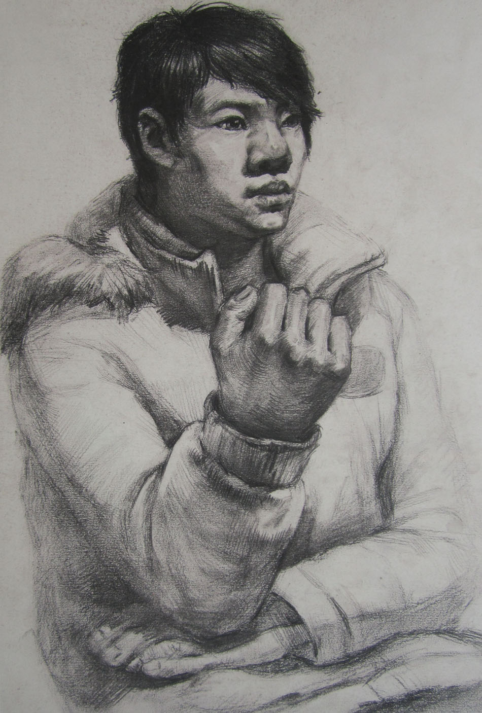 2010年湖南美术统考素描优秀试卷（12）