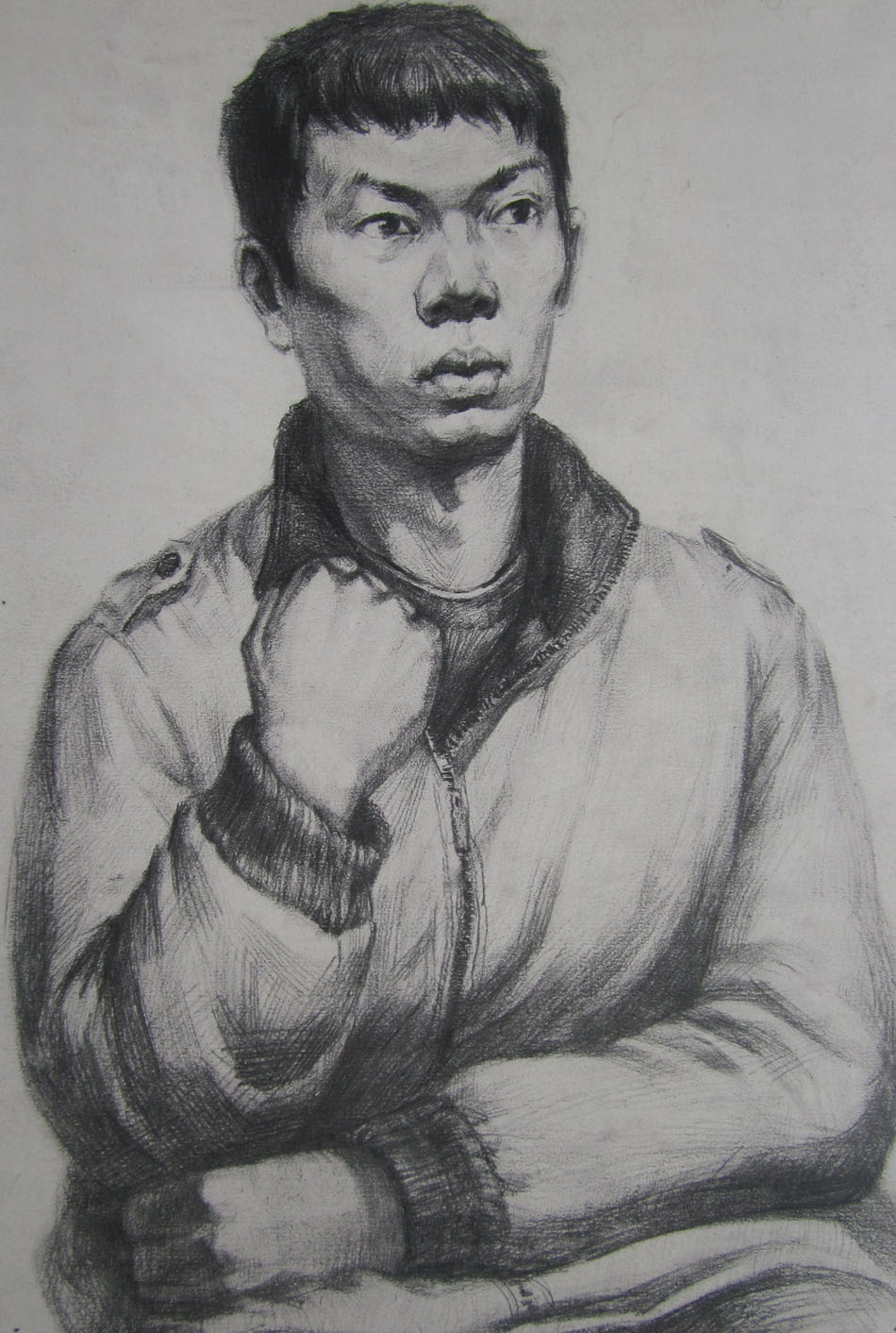 2010年湖南美术统考素描优秀试卷（14）
