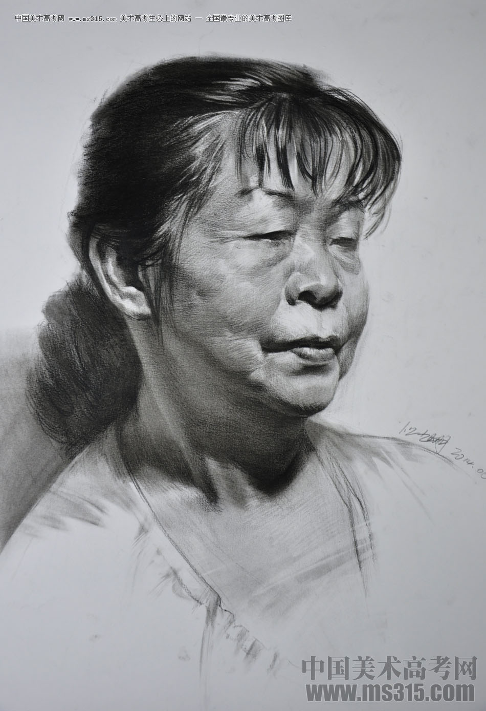 重庆巨明画室教师优秀素描作品（3）