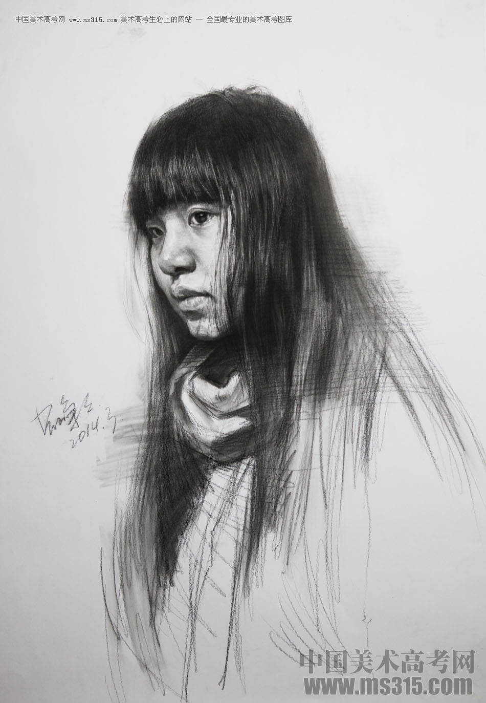 重庆巨明画室教师优秀素描作品（6）