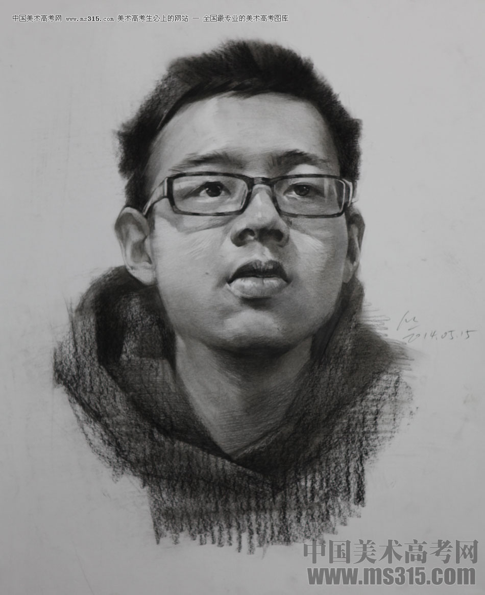 重庆巨明画室教师优秀素描作品（7）