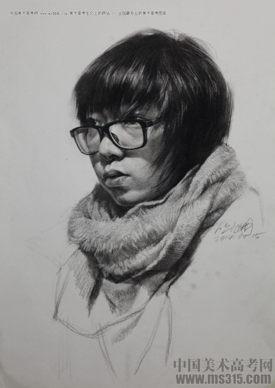 重庆巨明画室教师优秀素描作品（8）