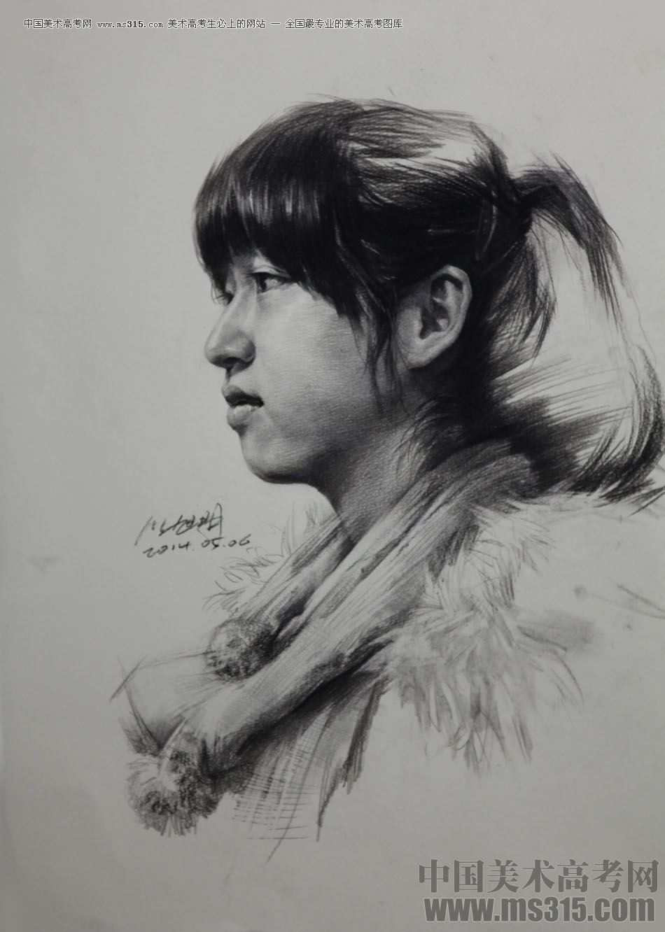 重庆巨明画室教师优秀素描作品（10）