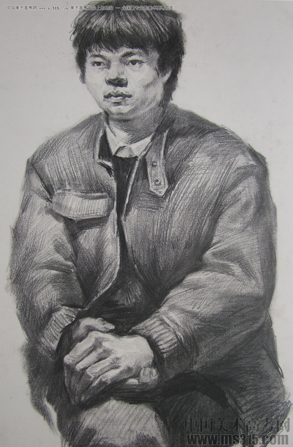 2011年湖南美术统考素描优秀试卷（2）