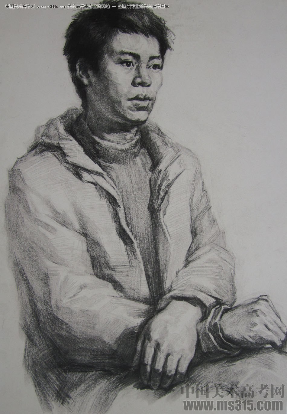 2011年湖南美术统考素描优秀试卷（5）