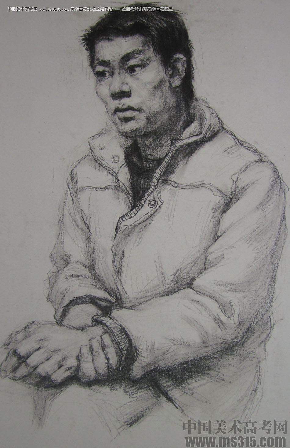 2011年湖南美术统考素描优秀试卷（7）