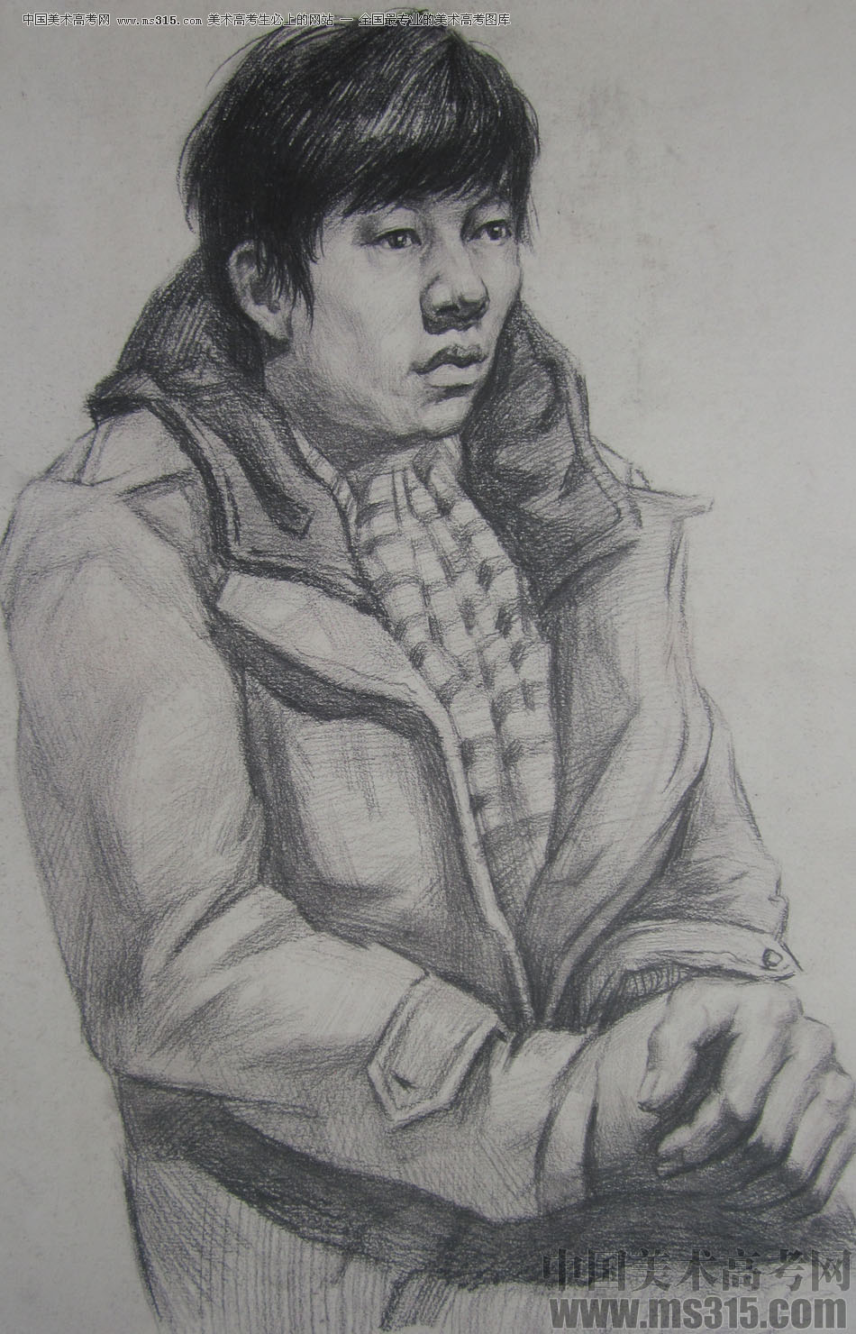 2011年湖南美术统考素描优秀试卷（6）