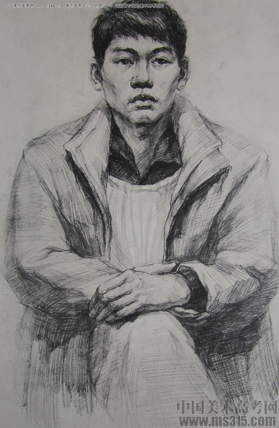 2011年湖南美术统考素描优秀试卷（9）