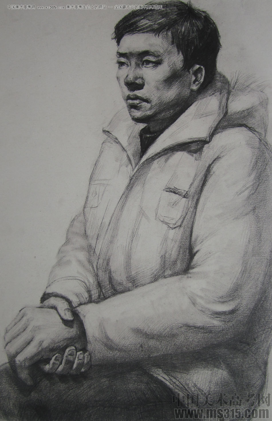 2011年湖南美术统考素描优秀试卷（10）