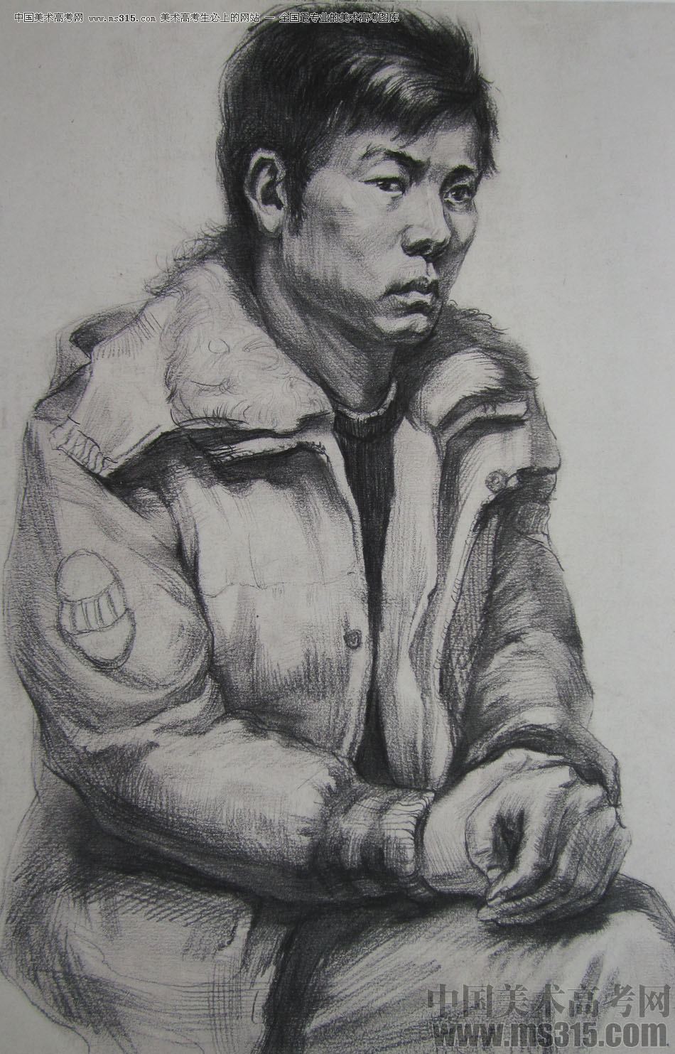 2011年湖南美术统考素描优秀试卷（12）