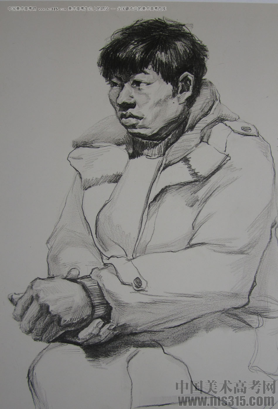 2011年湖南美术统考素描优秀试卷（14）