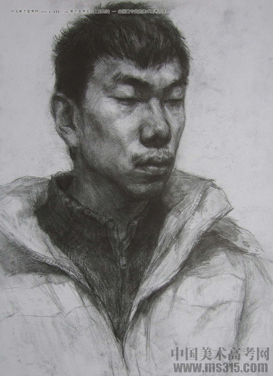 2013鲁迅美术学院素描优秀试卷（12）