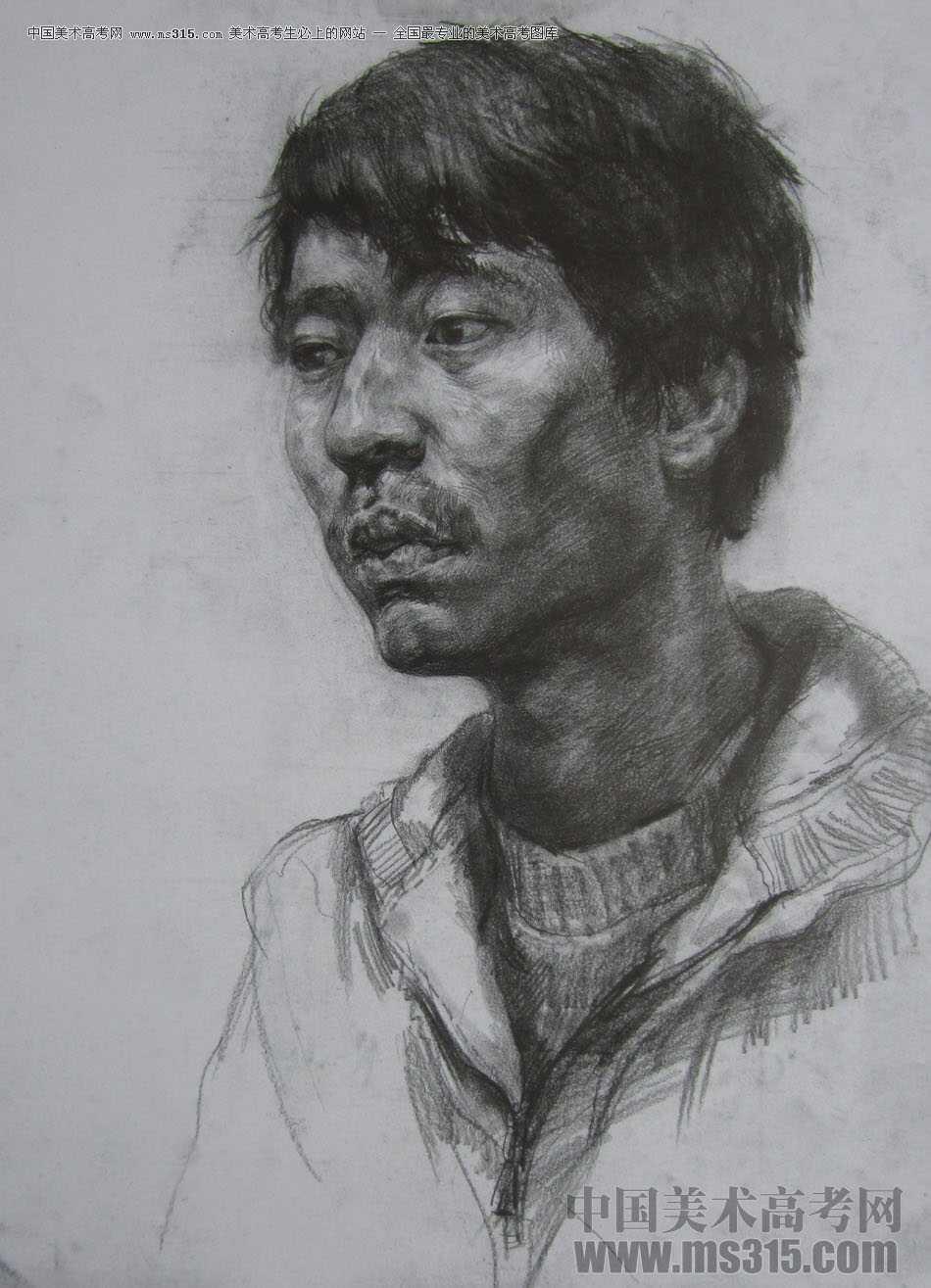 2013鲁迅美术学院素描优秀试卷（15）