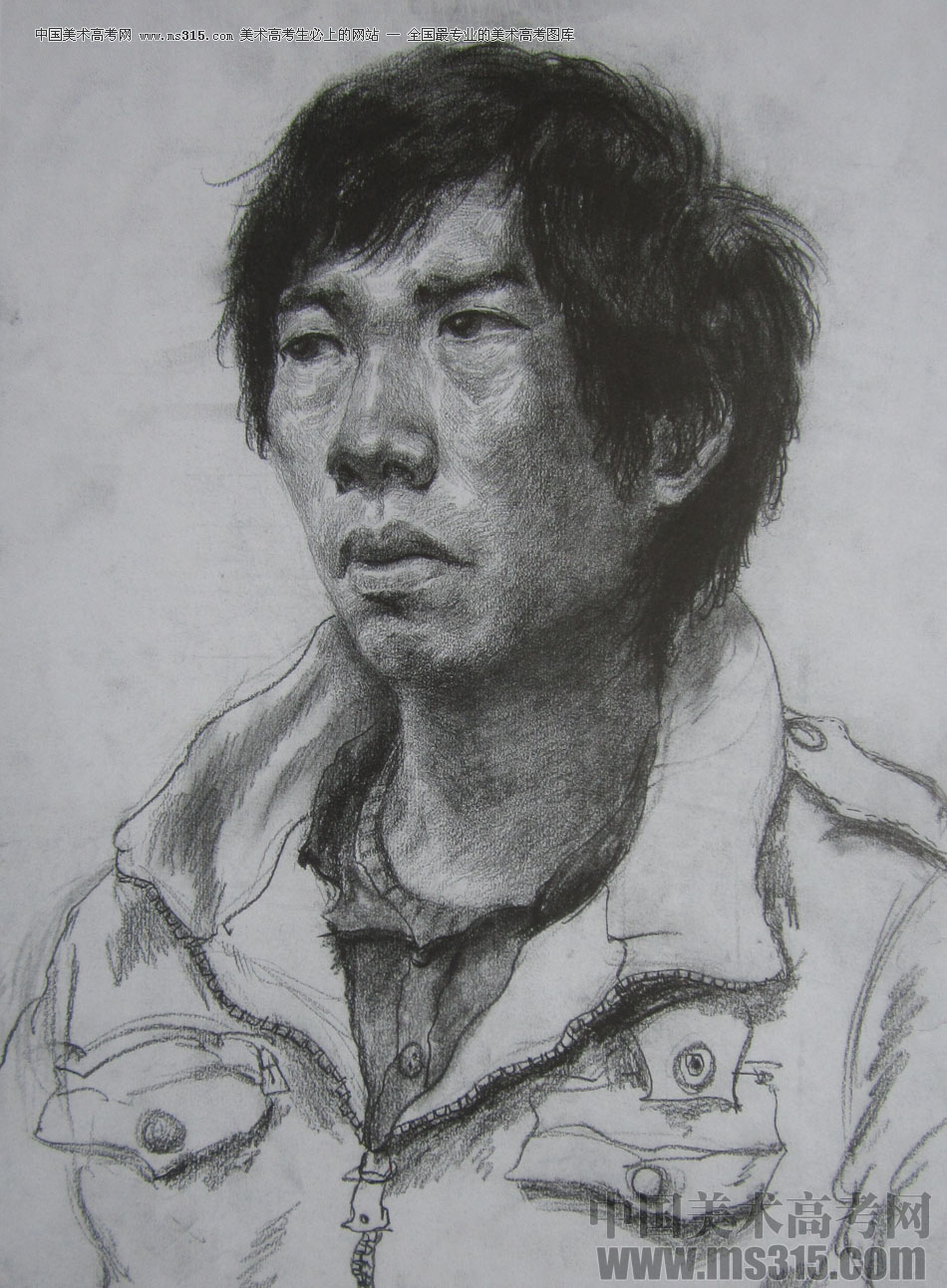 2013鲁迅美术学院素描优秀试卷（17）