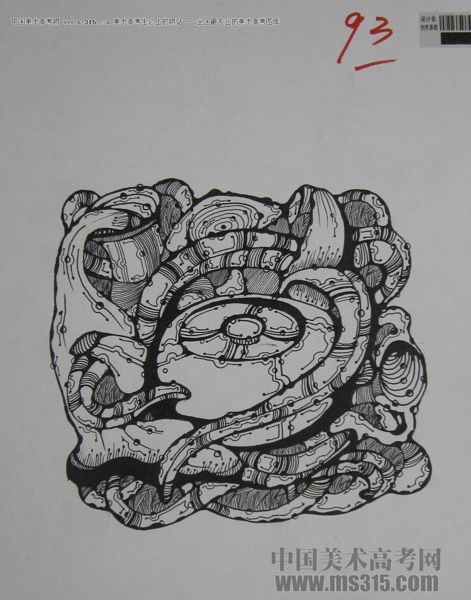 2013年四川美术学院设计基础优秀试卷（47）