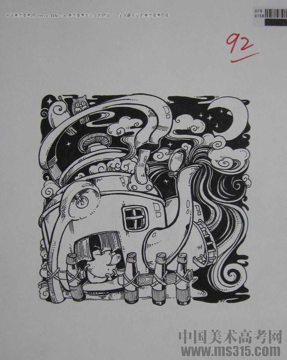 2013年四川美术学院设计基础优秀试卷（13）