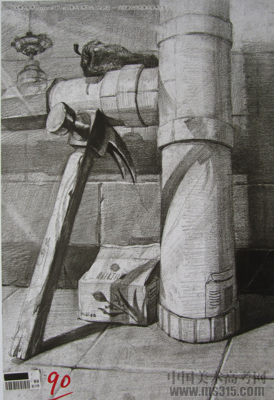 2013年四川美术学院设计素描优秀试卷（2）
