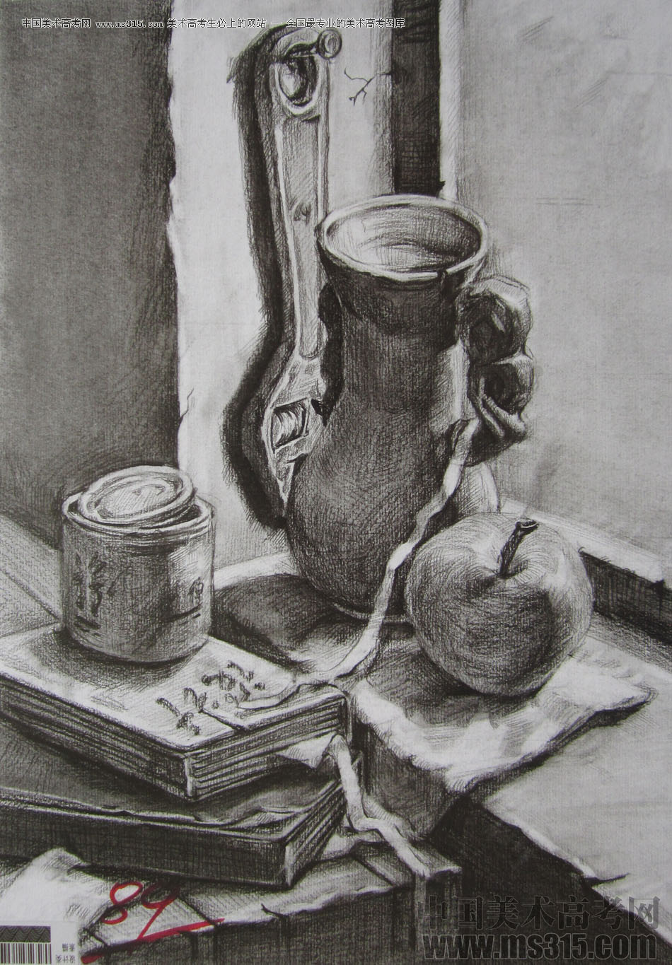 2013年四川美术学院设计素描优秀试卷（16）