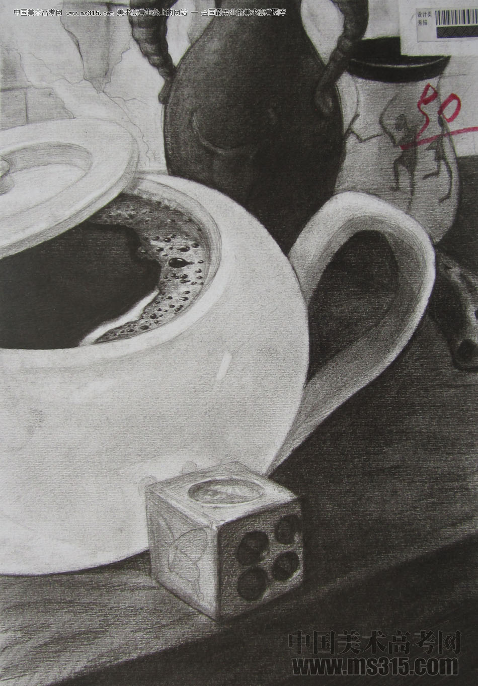 2013年四川美术学院设计素描优秀试卷（59）