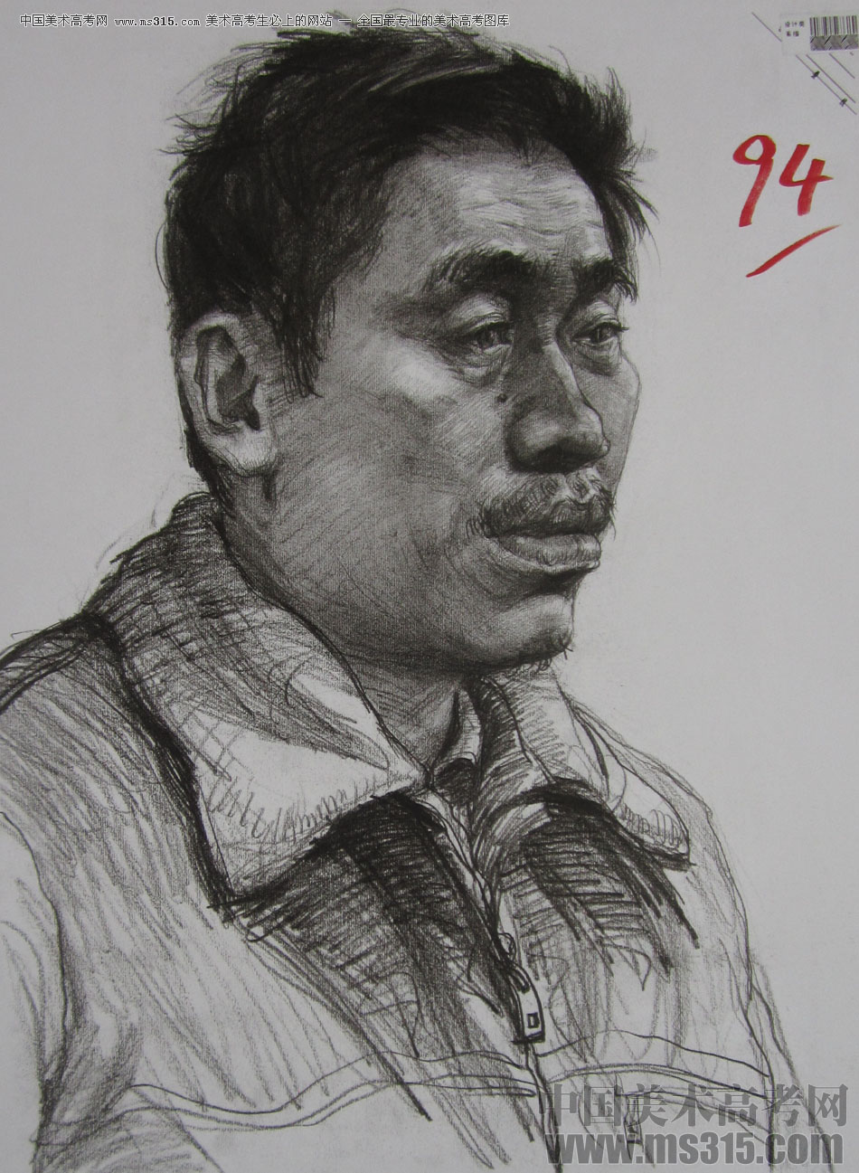 2013年四川美术学院造型素描优秀试卷（40）