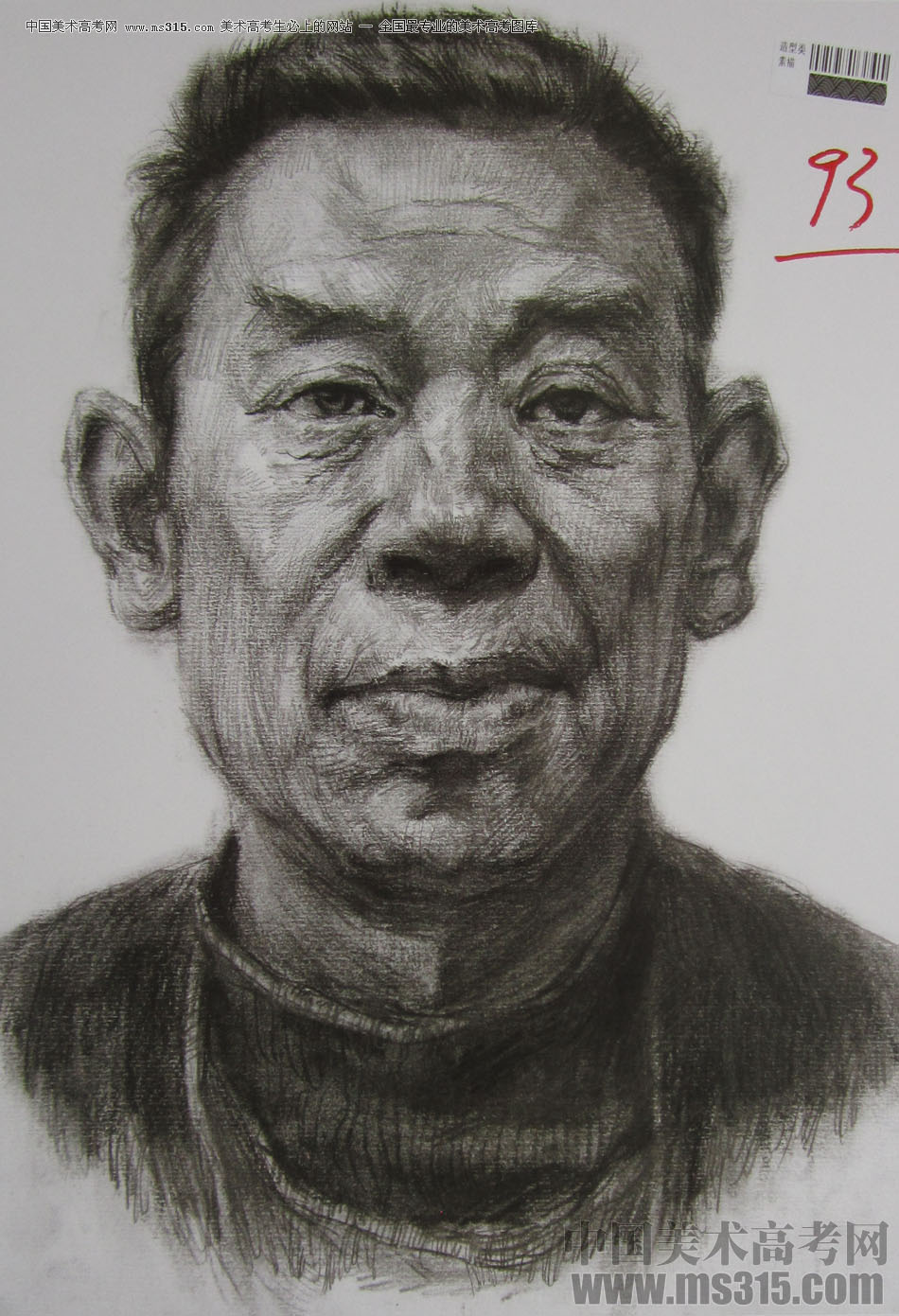 2013年四川美术学院造型素描优秀试卷（41）