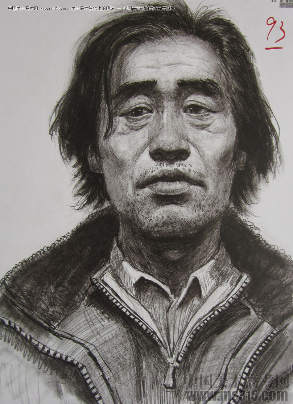 2013年四川美术学院造型素描优秀试卷（21）