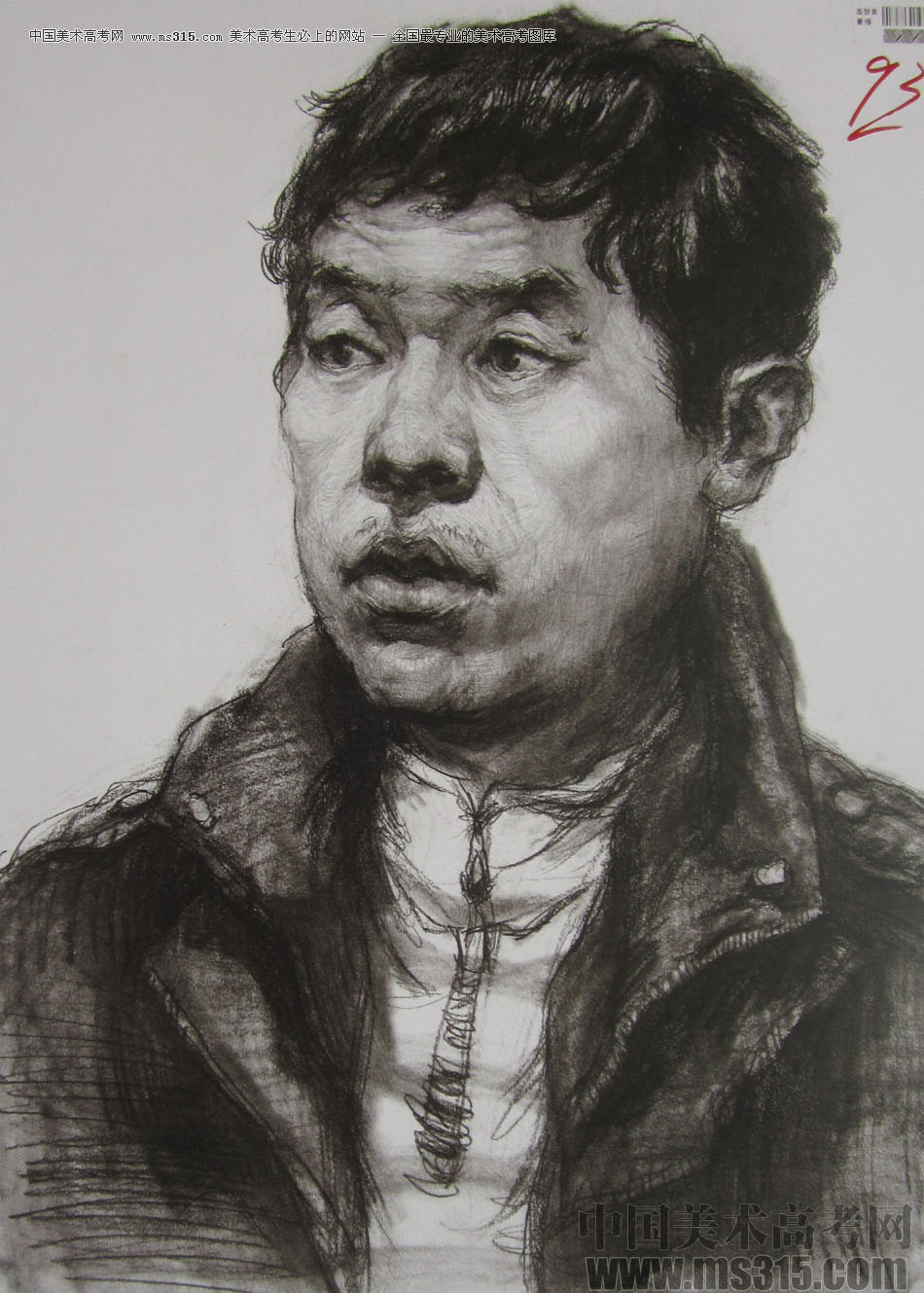 2013年四川美术学院造型素描优秀试卷（22）