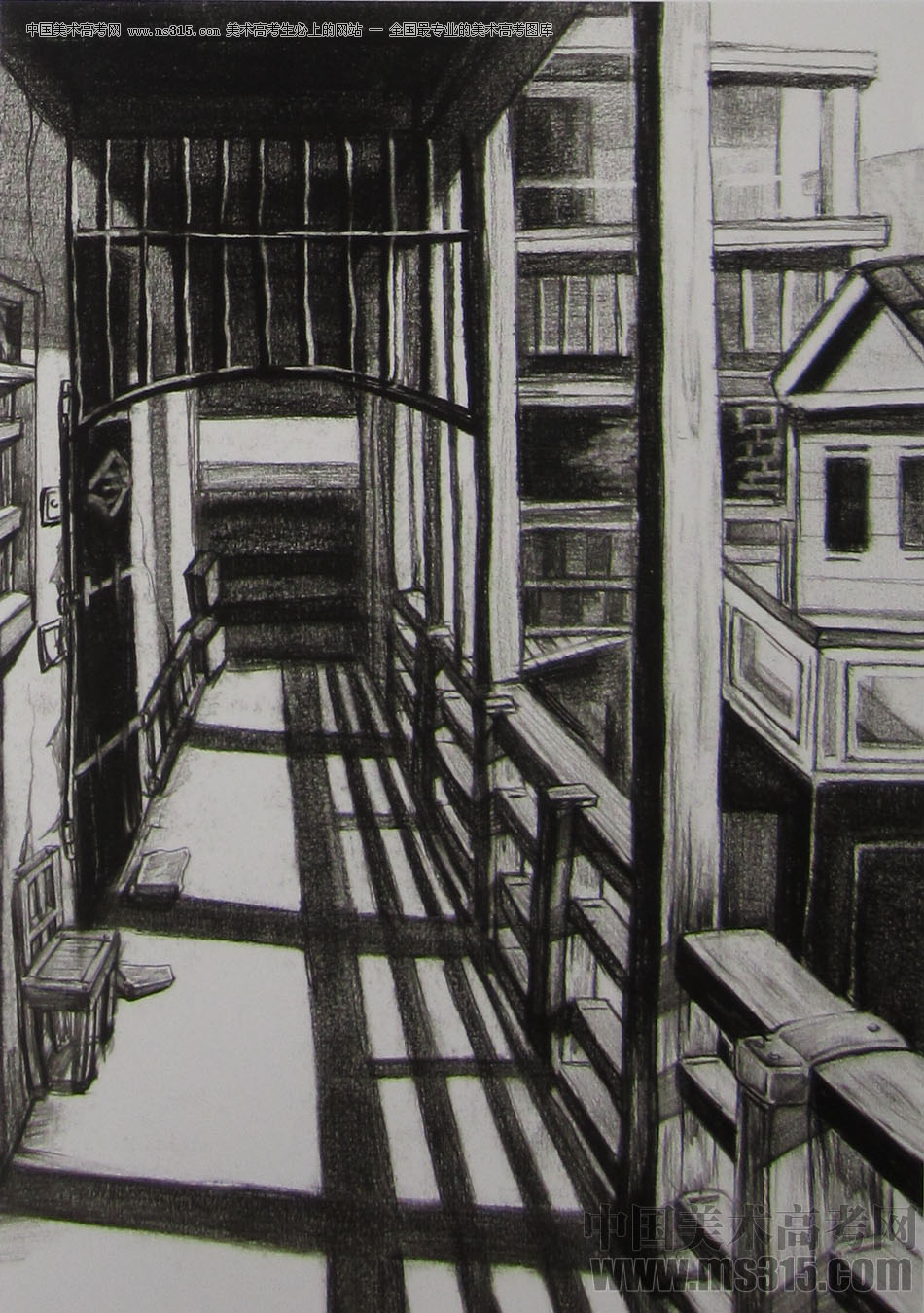 2015年清华大学美术学院设计类素描优秀试卷3