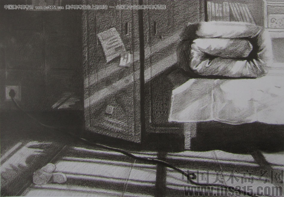 2015年清华大学美术学院设计类素描优秀试卷18