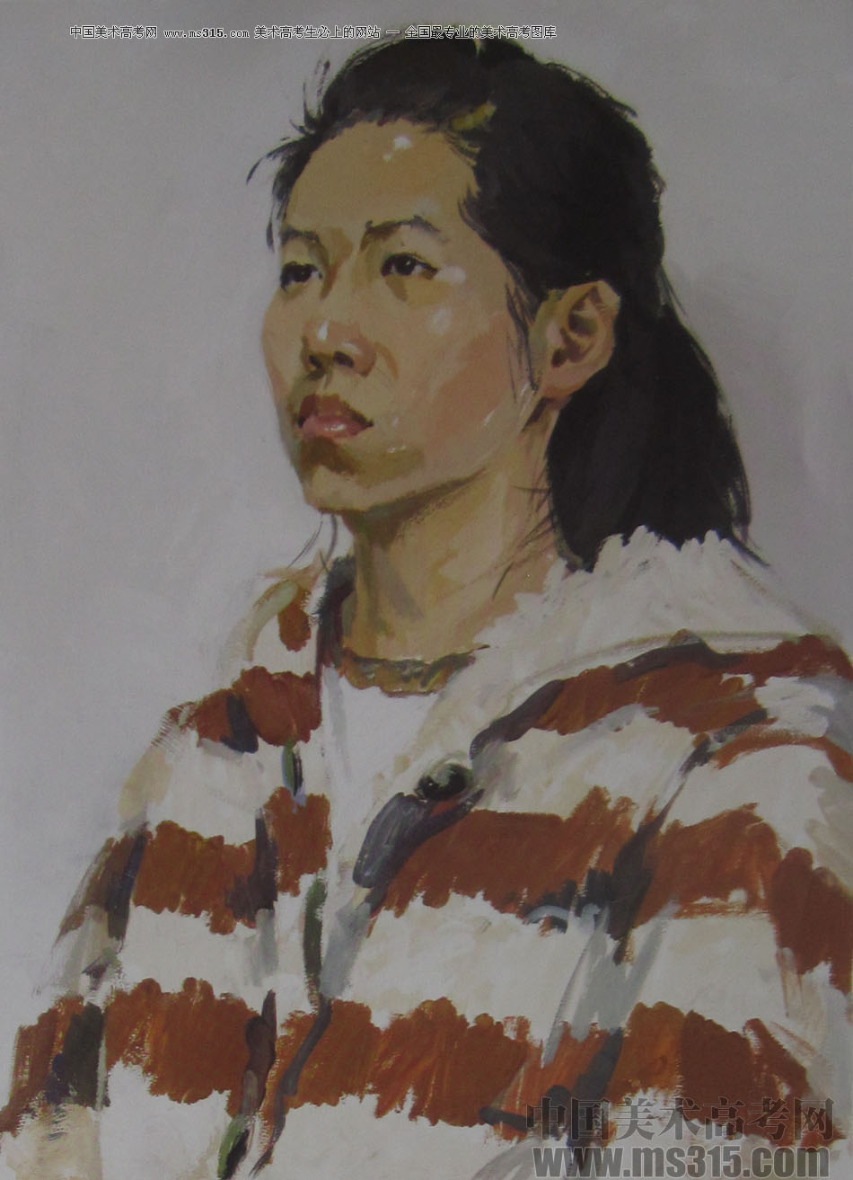 2015年清华大学美术学院造型类色彩优秀试卷6