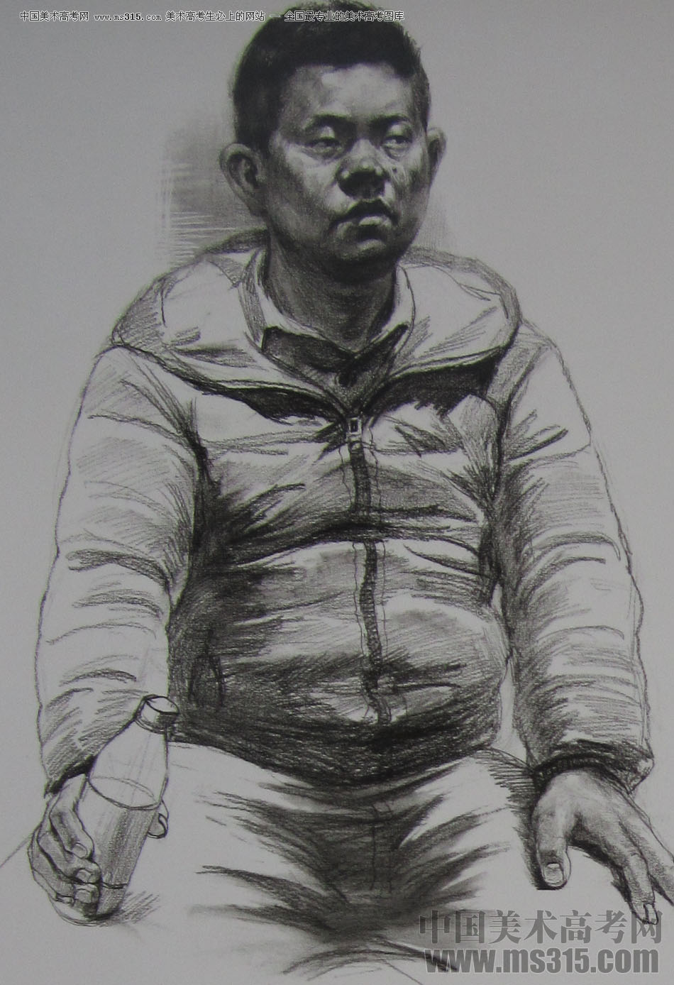2015年清华大学美术学院造型类素描优秀试卷2