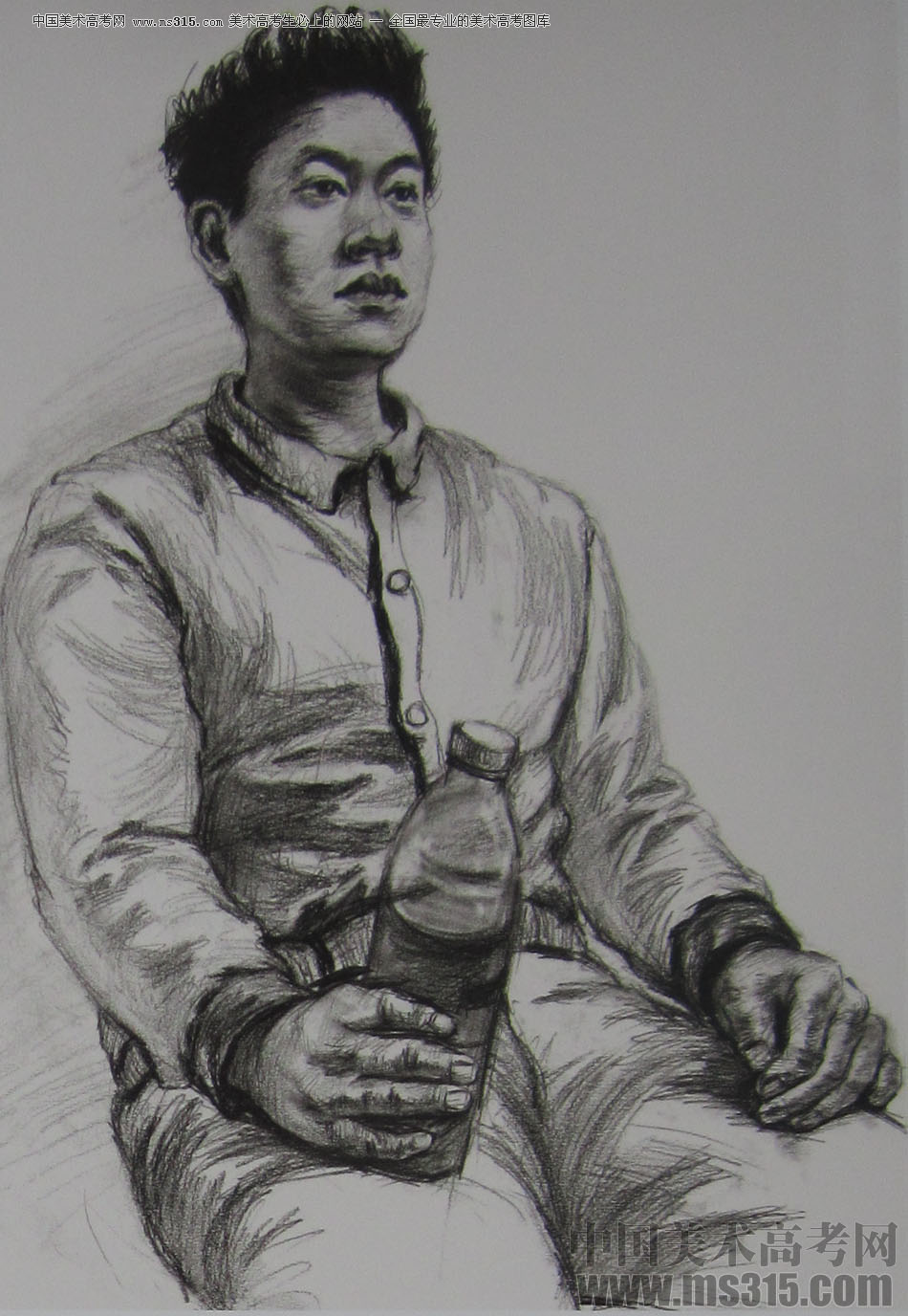 2015年清华大学美术学院造型类素描优秀试卷4