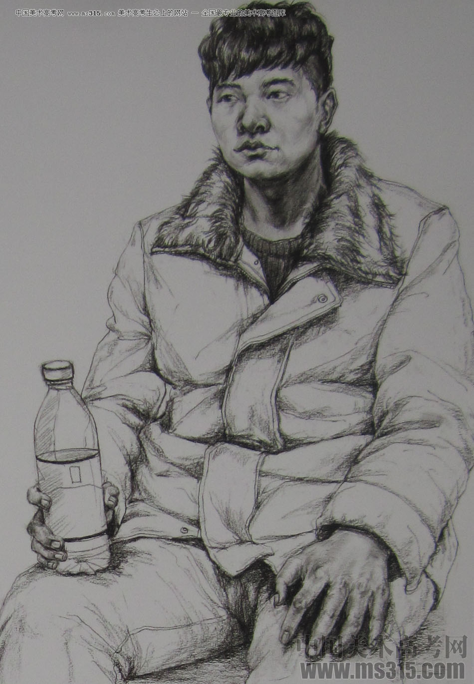 2015年清华大学美术学院造型类素描优秀试卷7