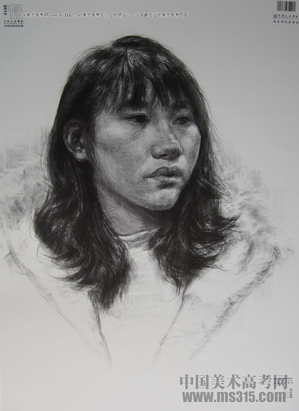 2015年中国美术学院素描高分卷35