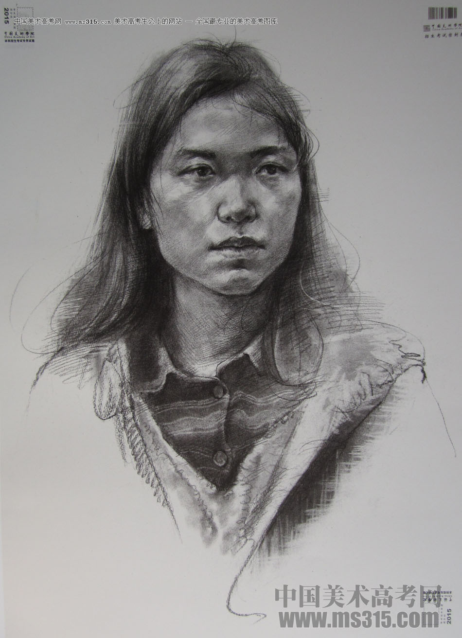 2015年中国美术学院素描高分卷45