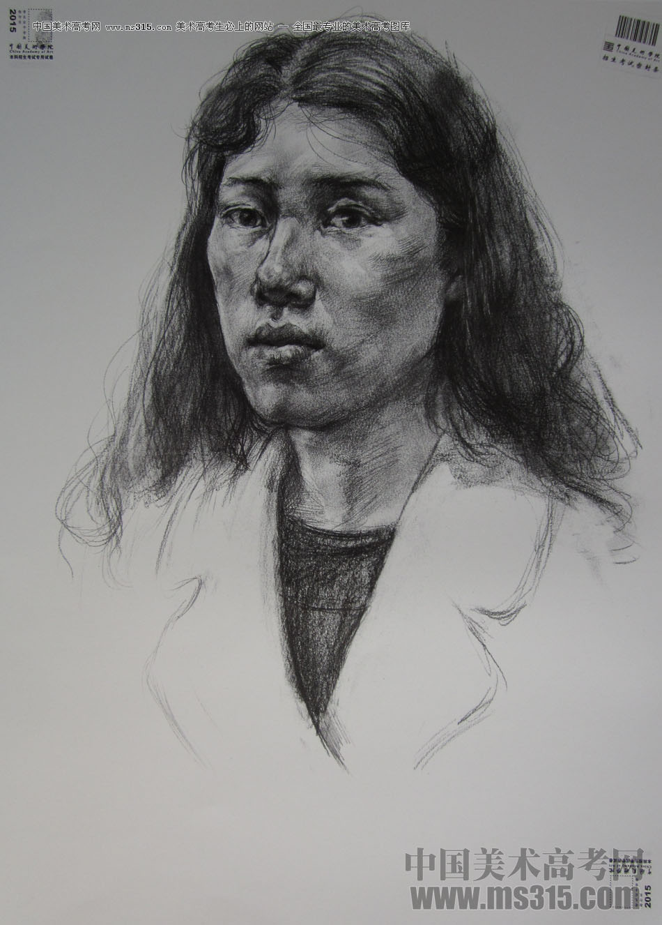 2015年中国美术学院素描高分卷46