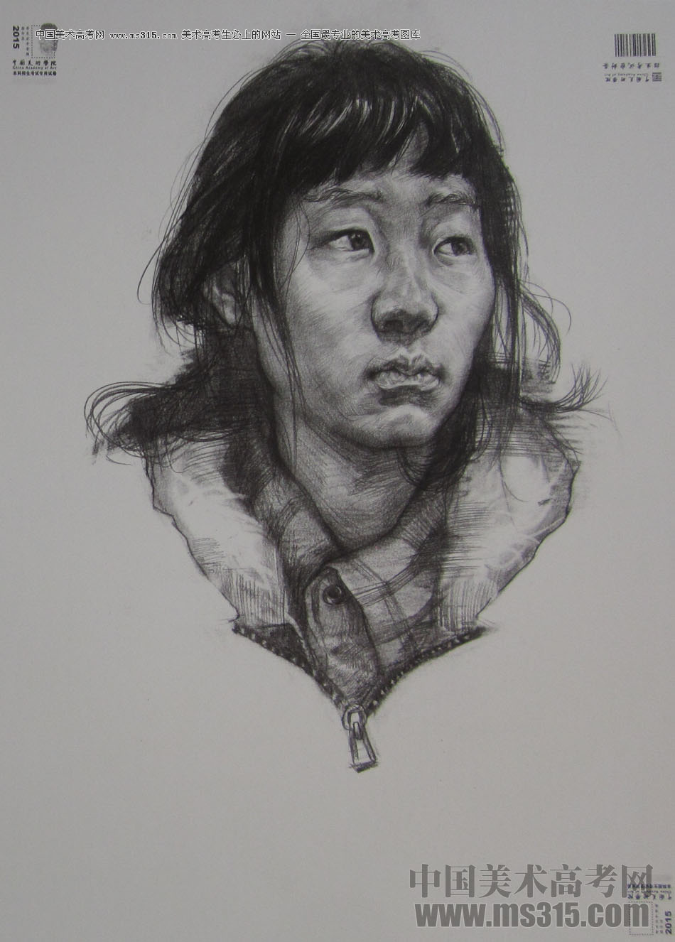 2015年中国美术学院素描高分卷66
