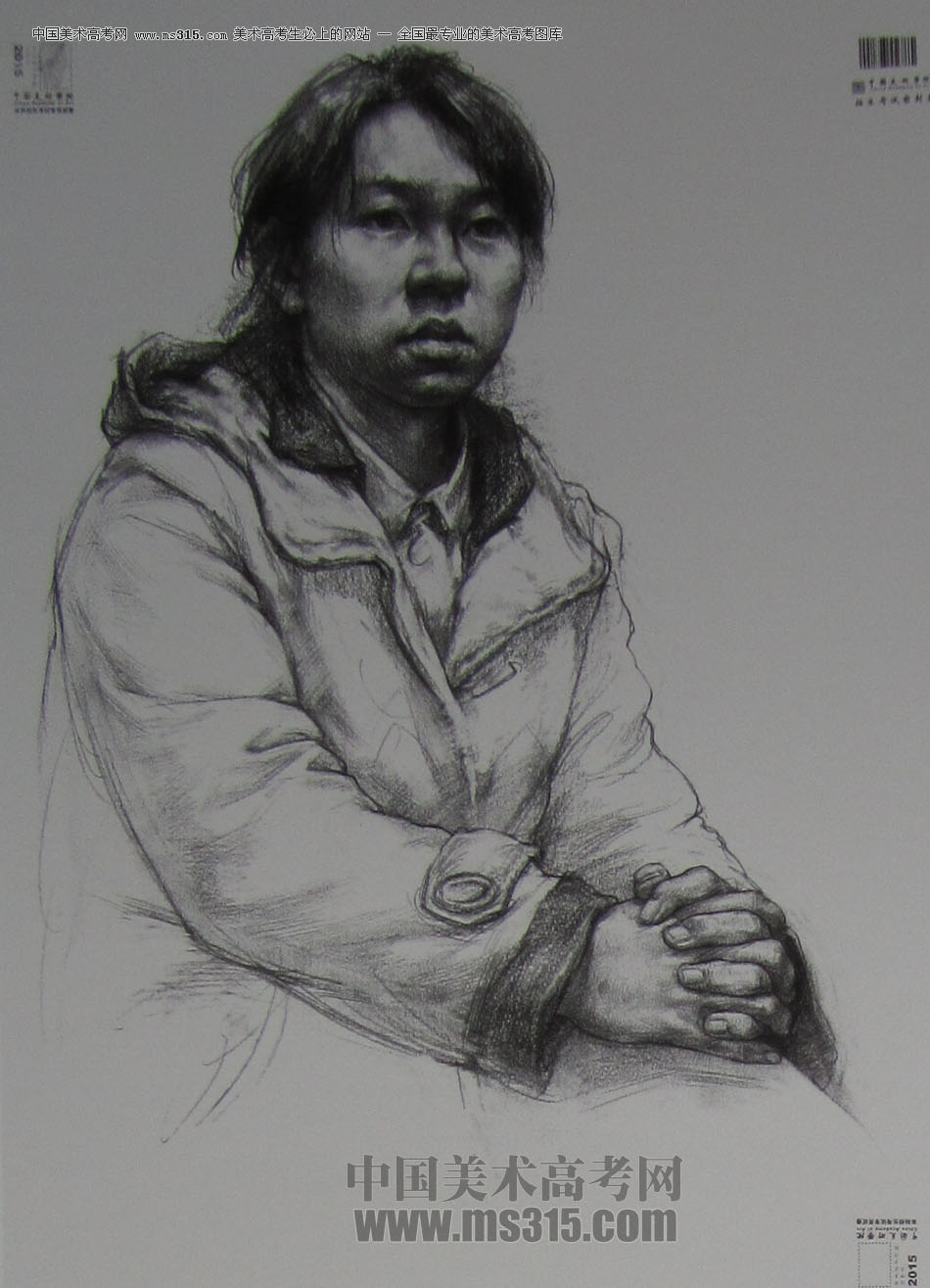 2015年中国美术学院素描高分卷71