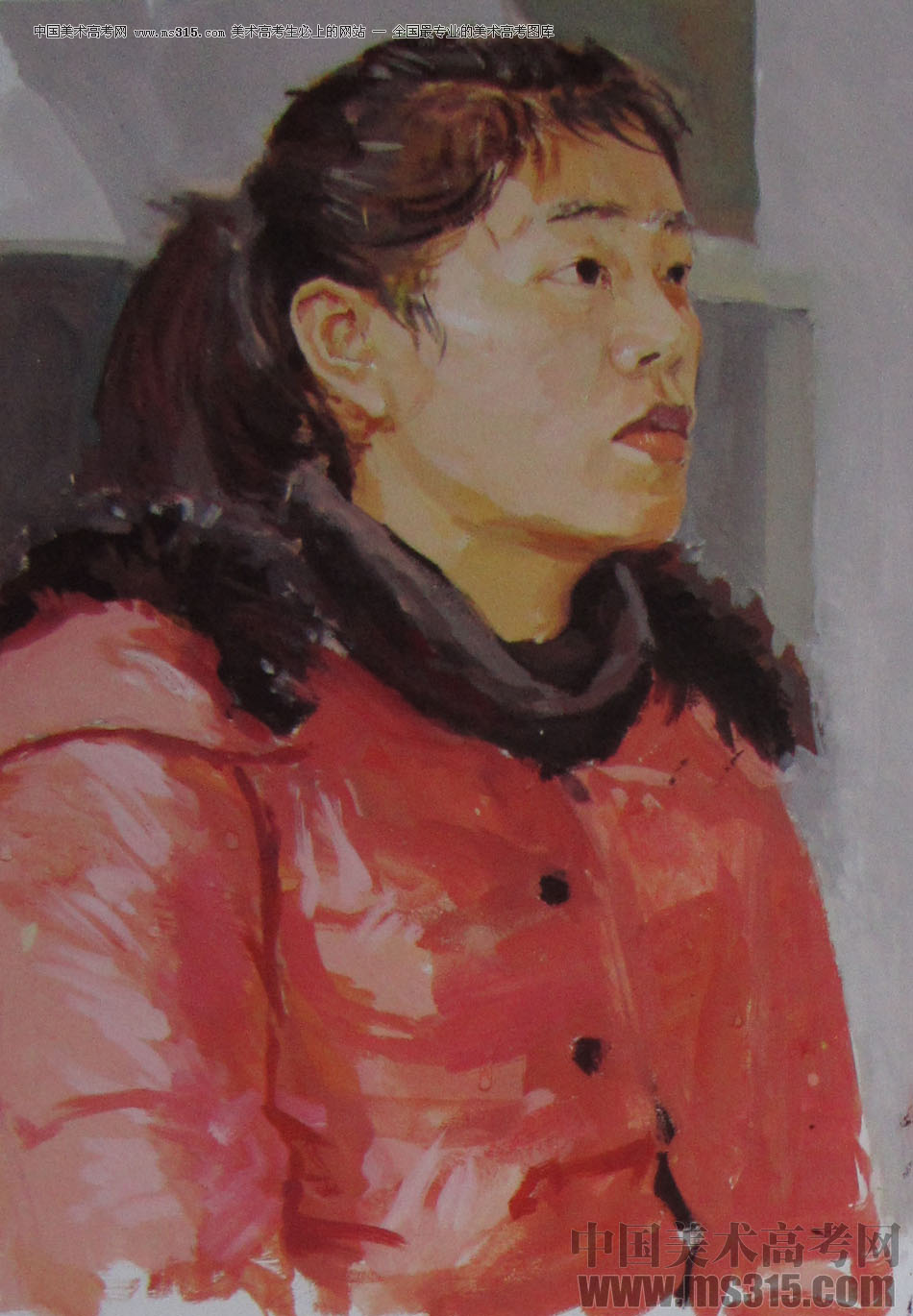 2014年清华大学美术学院造型专业色彩优秀试卷13